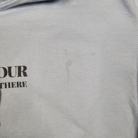 Taylor Swift Hoodie Large Blue The Eras Tour Pop Concert Music Swifty Band Y2K - Picture 13 of 13